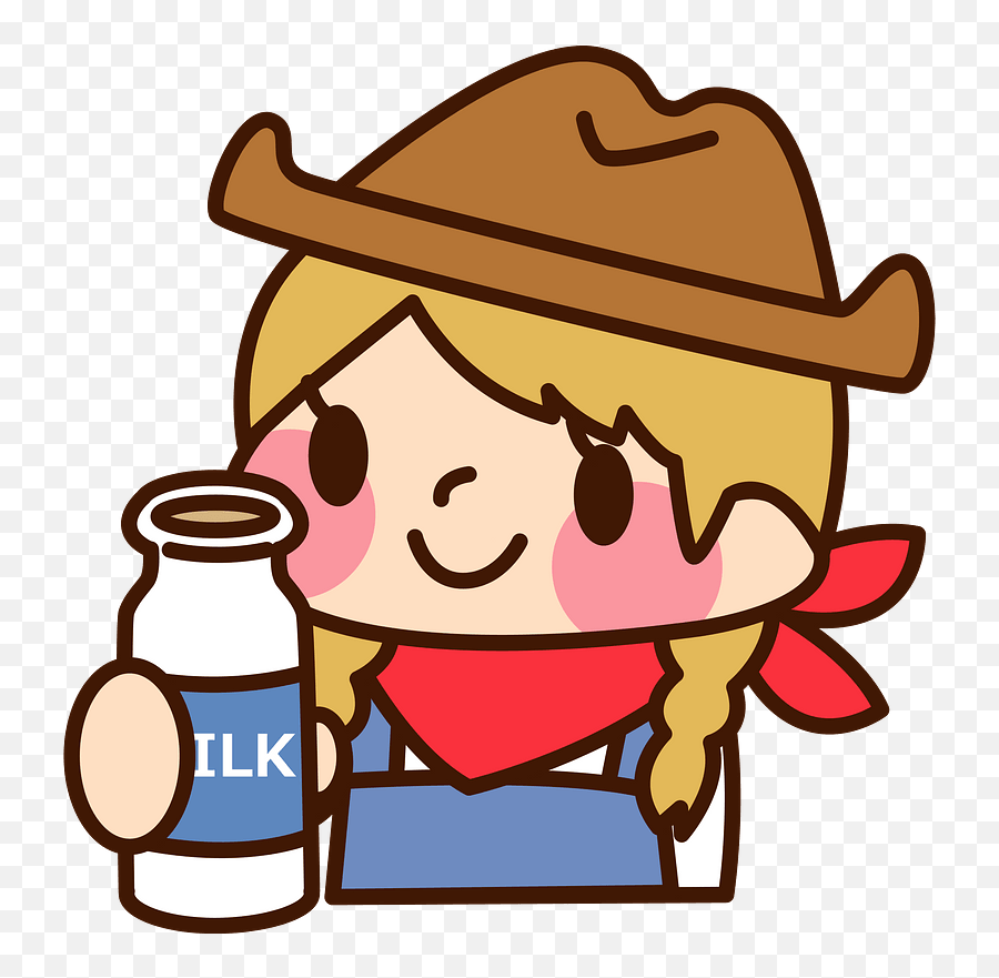 Holding A Bottle Of Milk Clipart - Ac Acworks Emoji,Cowgirl Emoji