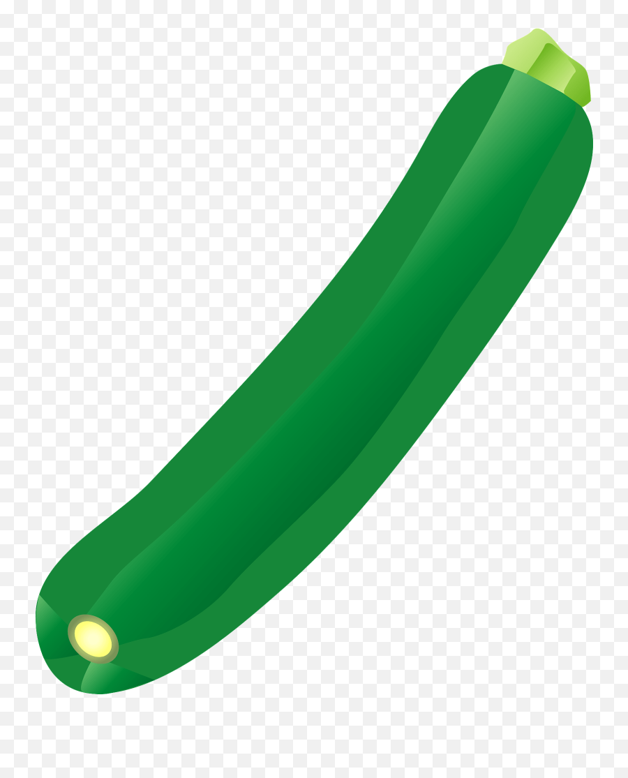 Zucchini Squash Clipart - Solid Emoji,Zucchini Emoji