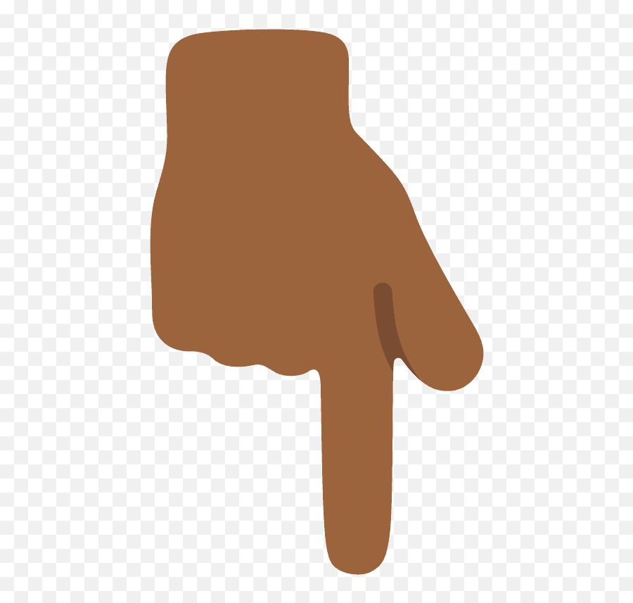 Backhand Index Pointing Down Emoji - Hand Pointing Down Png,Emoji Index