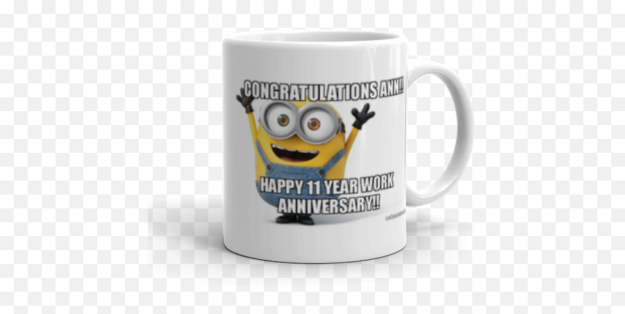 Happy 11 Year Work Anniversary - Good Morning Bro Cup Emoji,Congratulations Emoticon