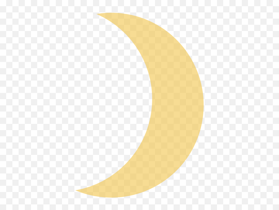 Crescent Moon Emoji Transparent Png - Crescent Moon Moon Png,Cresent Moon Emoji