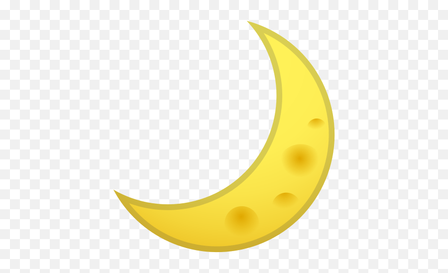Crescent Moon Emoji Meaning With Pictures - Yellow Half Moons,Crescent Moon Emoji