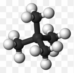 Neopentane - 2 2 Dimethylpropane 3d Structure Emoji,Ball And Chain Emoji