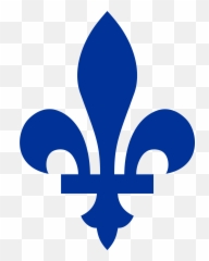 French Canadians - Fleur De Lys Quebec Vector Emoji
