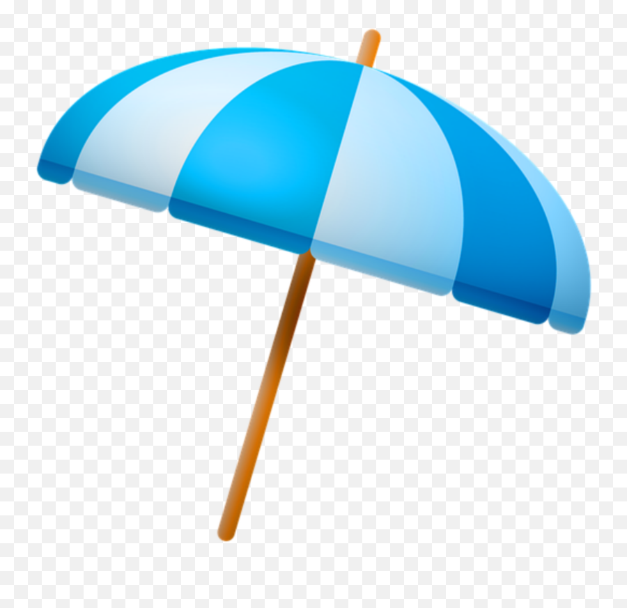 Beach Umbrella Beachumbrella Blue Emoji,Beach Umbrella Emoji