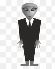 Extraterrestrial Alien Area 51 Ufo - Tuxedo Emoji