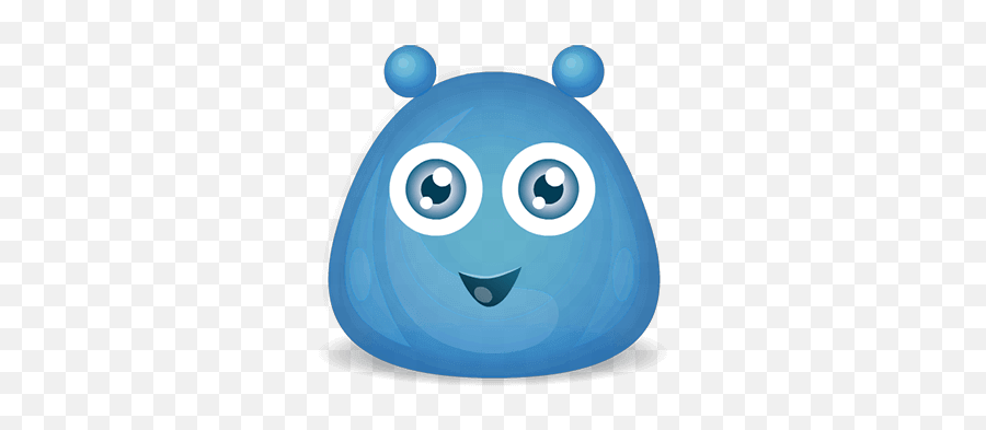 Tiny Alien Stickers - Toy Emoji,Blue Alien Emoji
