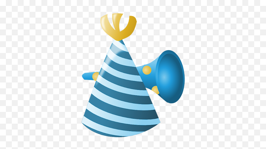 Hny Partyhats Freetoedit - New Years Eve Clipart Noisemaker Emoji,Emoji Party Hats