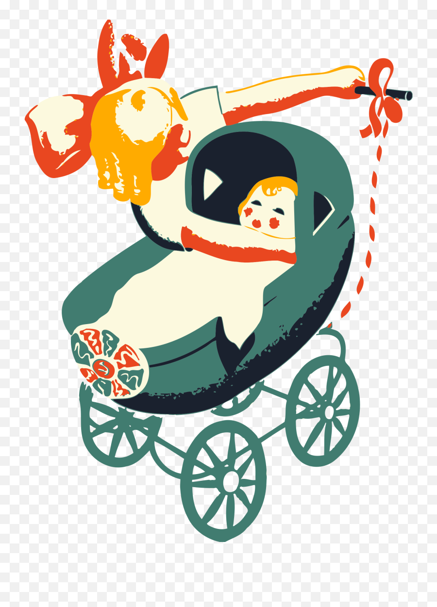 Buggy Carriage Vector Clipart Image - Baby Transport Emoji,How To Post Emojis On Youtube