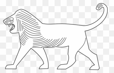 Lion Walking Animal - Of Babylon Clipart Emoji