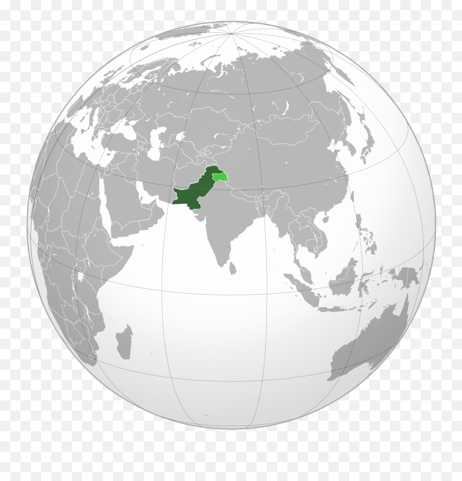 Pakistan - India On Globe Vector Emoji,Anti Lgbt Emoji