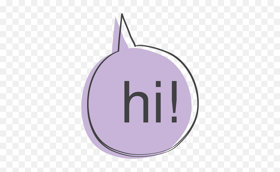 Transparent Png Svg Vector File - Transparent Background Hi Speech Bubble Emoji,Speech Bubble Emoticon