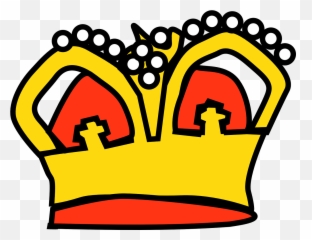 Crown King Queen Prince Monarch - Transparent Background Cartoon Emoji