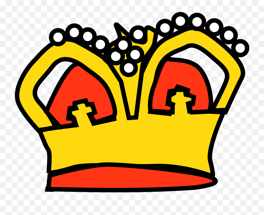 Crown King Queen Prince Monarch - Transparent Background King Crown Cartoon Emoji,King Queen Emoji