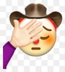 Clownemoji Cowboy Cowboyemoji Shame Arm - Yee And I Cannot Stress This Enough Haw