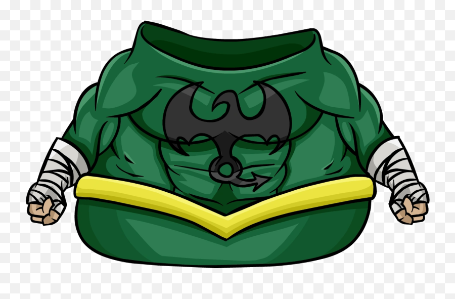 Iron Fist Bodysuit Club Penguin Wiki Fandom - Cartoon Emoji,Fist Emoji Png