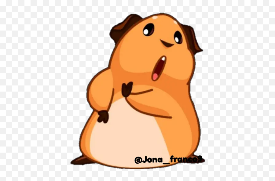 Melie The Cavy Vijiti Kwa Whatsapp - Melie The Cavy Telegram Sticker Emoji,Boobie Emoji