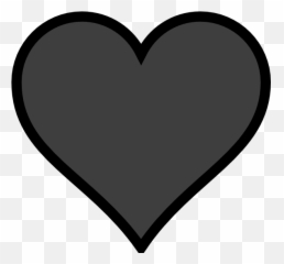 Free Grey Heart Png Download Clip - Purple White Background Emoji