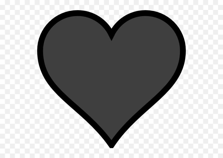 Free Grey Heart Png Download Free Clip - Purple Heart White Background Emoji,Gray Heart Emoji
