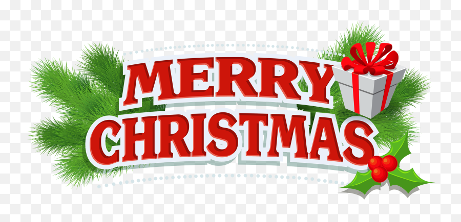 Merry Christmas Clipart High Resolution - Merry Christmas Text Png Transparent Emoji,Merry Christmas Emoji Text