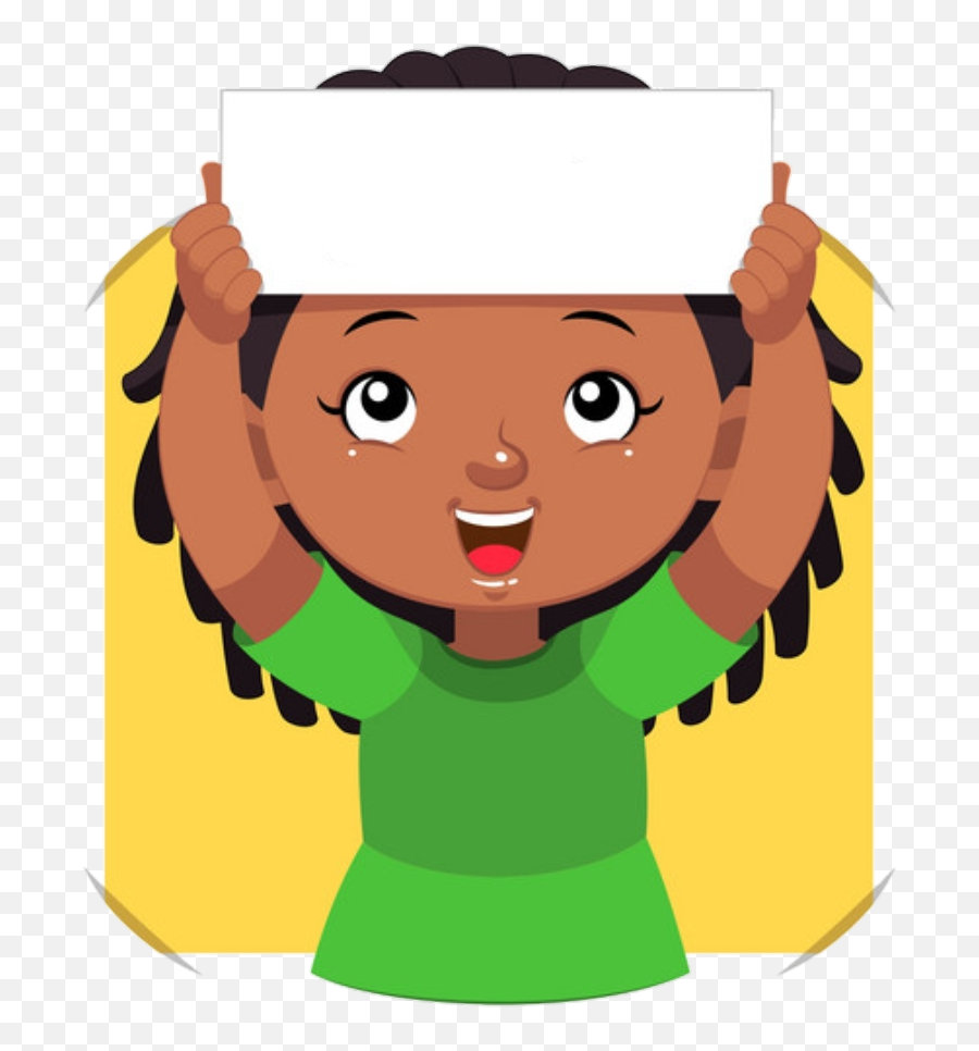 Name Kids Kid Student School - Child With Name Tag Cartoon Emoji,Emoji Background App Name