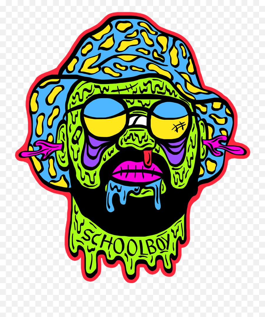 Zombie Schoolboy - Schoolboy Q Art Clipart Full Size Hip Hop Imagenes De Raperos Emoji,Is There A Zombie Emoji