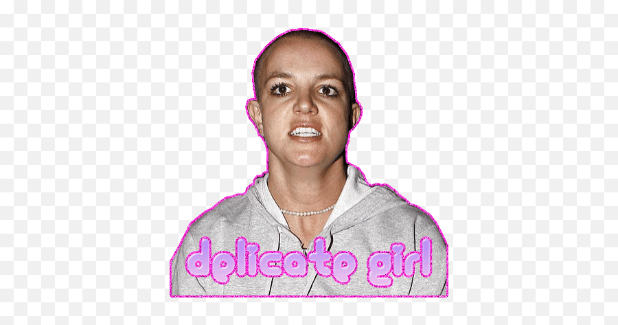 Bald Heads Stickers For Android Ios - Britney Spears Bad Emoji,Emoji Heads