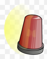 Siren Care Caution Red Light Signal - Emoji