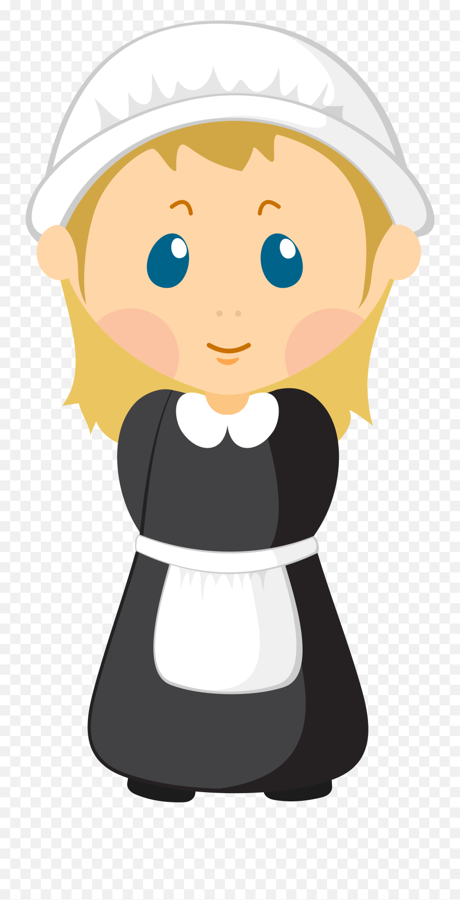 Girl Pilgrim Png Clipart Imageu200b Gallery Yopriceville - Cartoon Pilgrim Emoji,Amish Emoji
