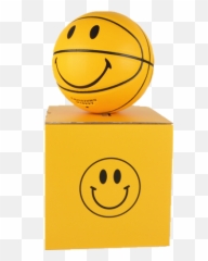 Smiley Yellow Ball Limited Edition Basketball 7465 Ball - Happy Emoji,Basketball Emoticon
