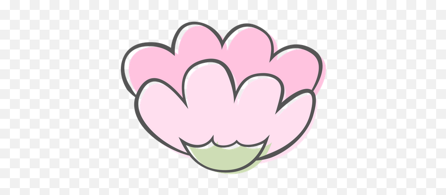 Blossom Icon Of Colored Outline Style - Available In Svg Girly Emoji,Lotus Emoticon