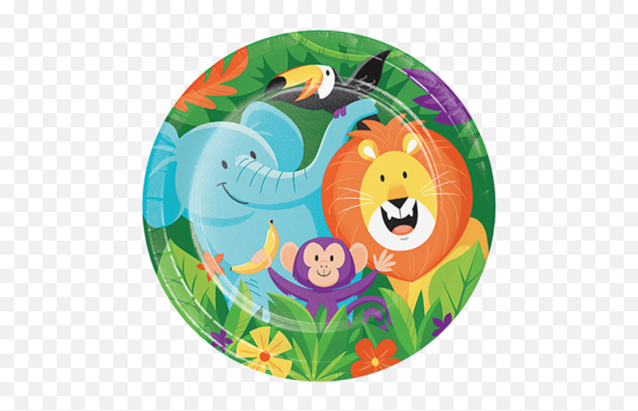 Theme Party Boys Theme Jungle Safari - Safari Creative Converting Emoji,Paper Boy Emoji