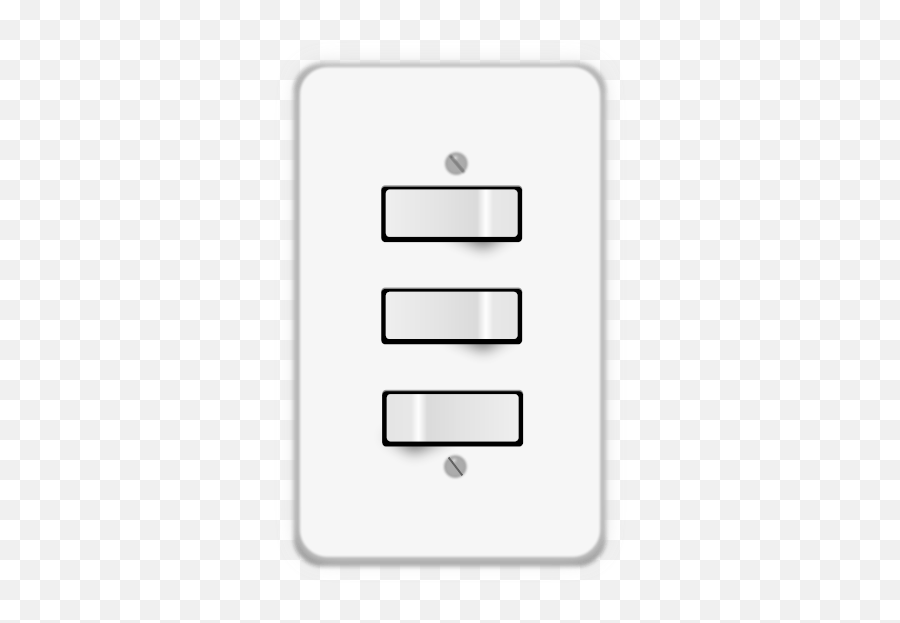 Three Electric Switches - Light Switch Clip Art Emoji,Light Switch Emoji