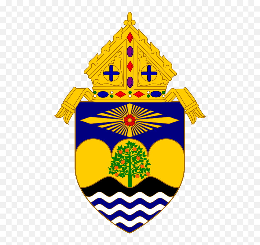 Roman Catholic Diocese Of Orange - Catholic Diocese Coat Of Arms Emoji,St Thomas Flag Emoji