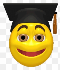 The Community For - Happy Emoticon Emoji,Graduation Emoticon