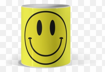 Black Comics Mugs - Smiley Emoji