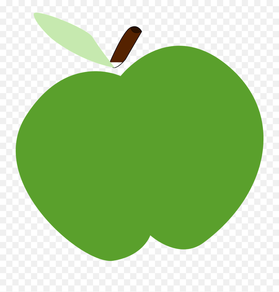 Green Apple Fall Fruit Leaf - Green Apple Graphic Emoji,Apple Flag Emojis
