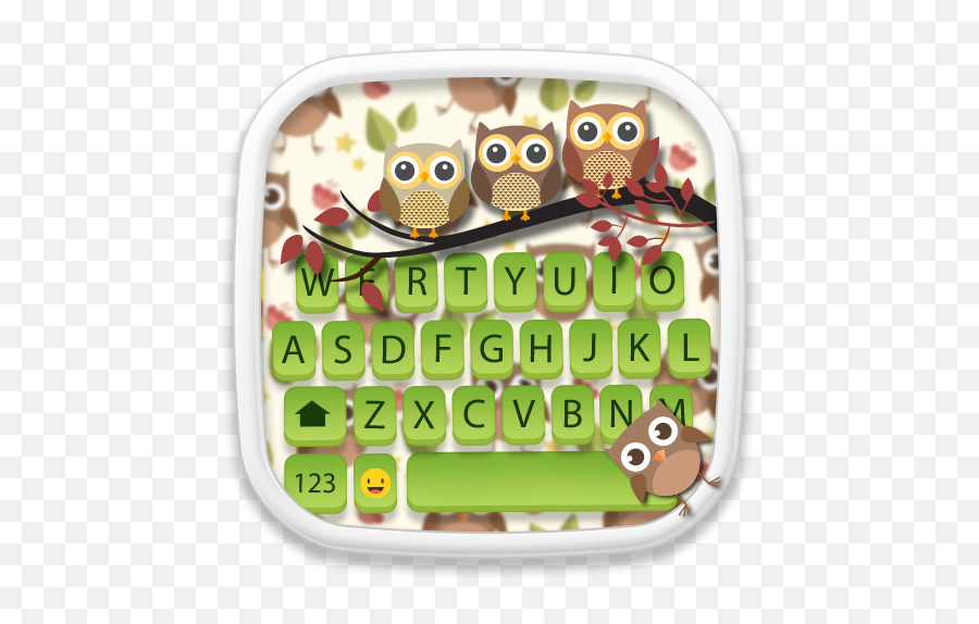 Owl Keyboard Theme - Vt Emoji,Emoji Typewriter