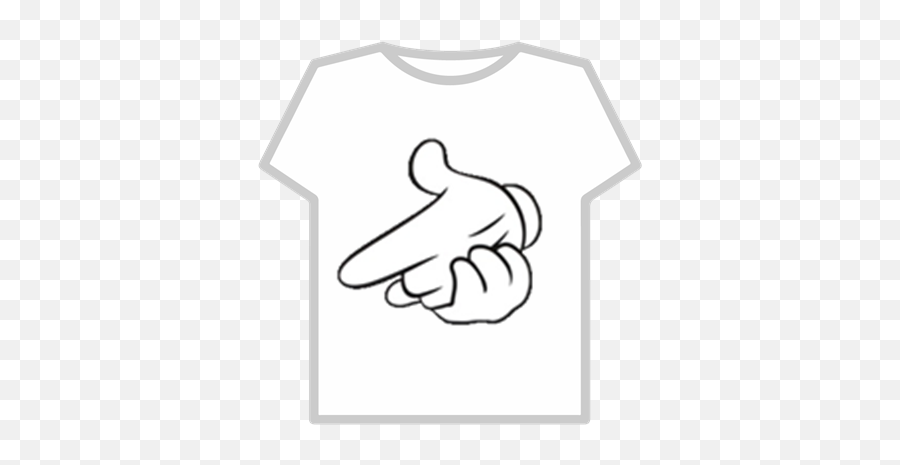 Gun Hand Sign - Roblox Muscle T Shirt Emoji,Gun Hand Emoji - free