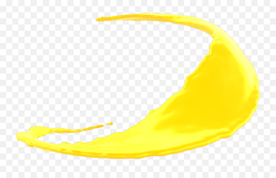 Splash Brush Yellow Render Artistic - Darkness Emoji,Wet Drops Emoji