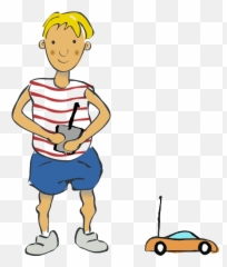 Boy With Rc Car - Emoji