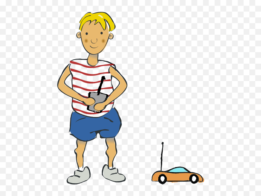 Boy With Rc Car - Boy Emoji,Tv Remote Emoji