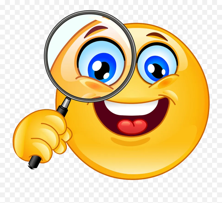 Emoji With Binoculars - Smiley With Magnifying Glass,Emoji With Binoculars