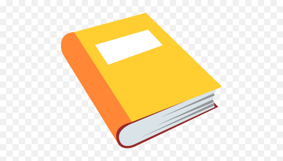 Orange Book Emoji For Facebook Email Sms - Book Orange,Emoji Book