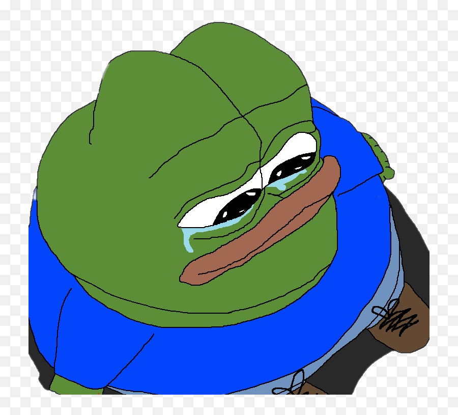 Pepe Meme Rarepepe Sad Fat - Fat Pepe The Frog Emoji,Pepe The Frog Emoji