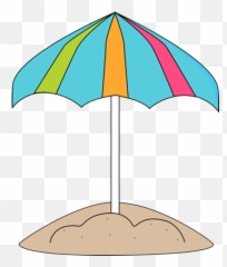 Umbrella Transparent Png Clipart Free - Cute Beach Art Emoji