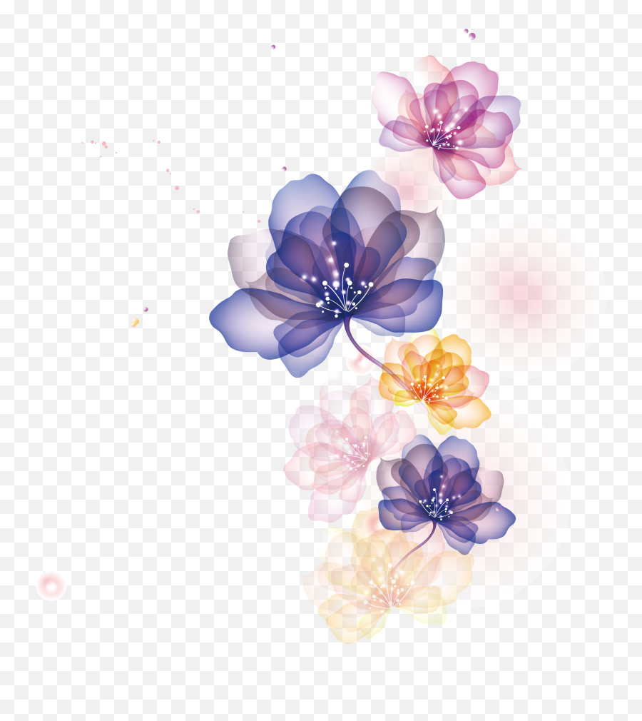 Adobe Euclidean Vector Illustrator - Flower Illustration Png Emoji,Flower Emoticon Facebook