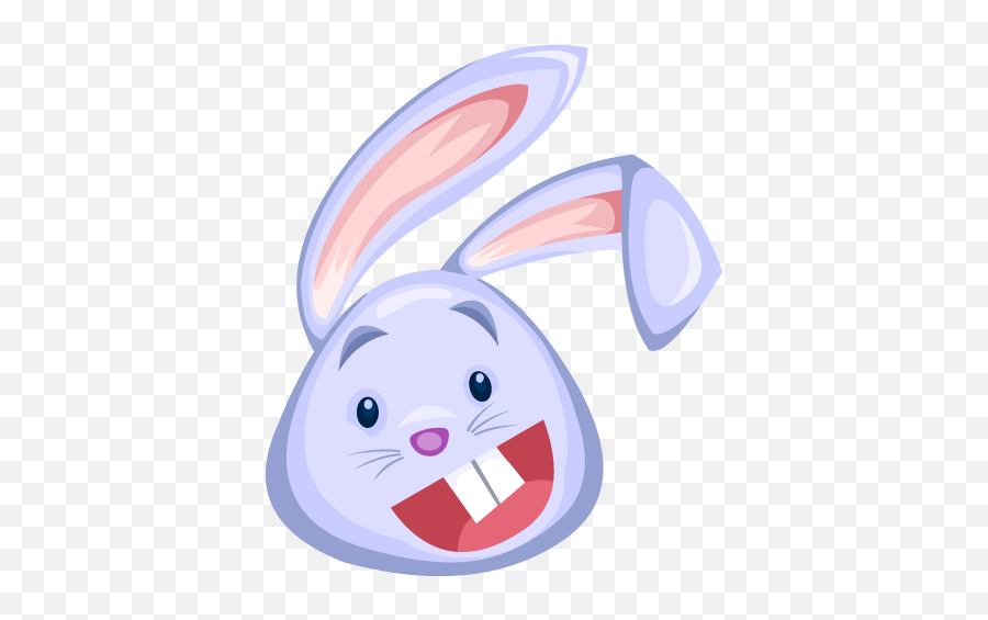 Blue Rabbit Icon Easter Rabbits Iconset Fast Icon Design - Pink Rabbit Emoji,Bunny Ear Emoji