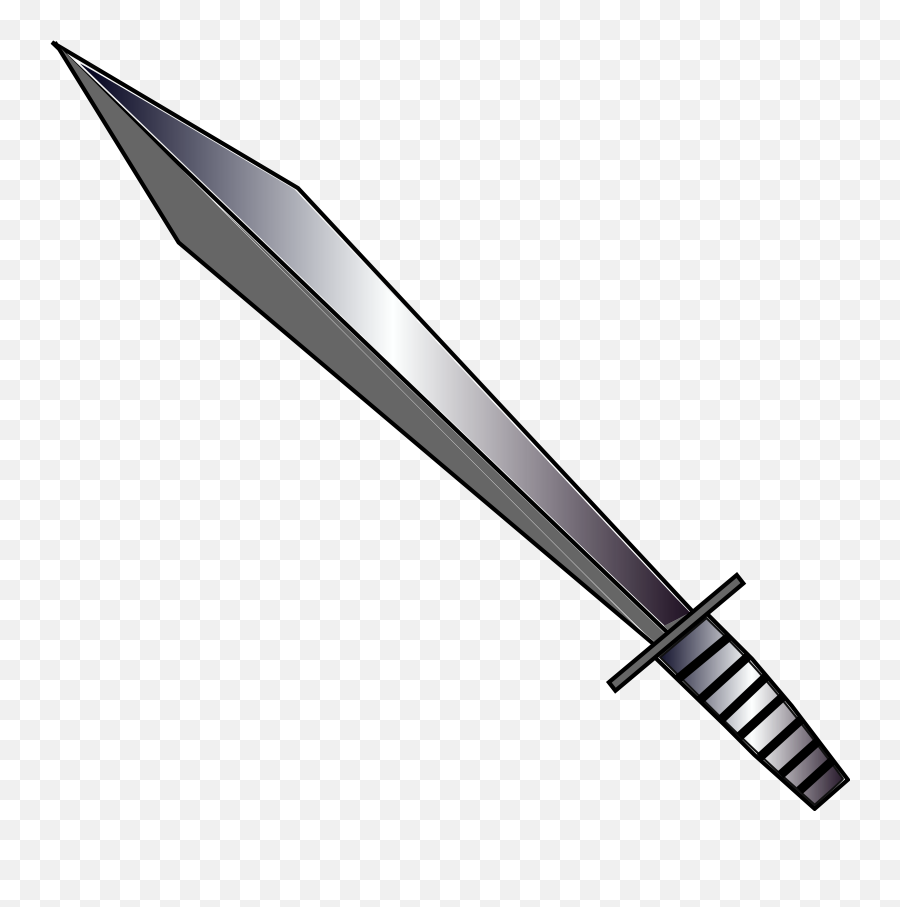 Sword Clipart - Transparent Cartoon Sword Png Emoji,Two Swords Emoji