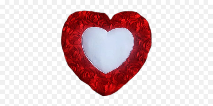 Sublimation Cushion Pillow - Heart Emoji,Blue Heart Emoji Pillow
